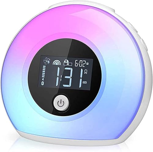 Wake Up Light Bluetooth Speaker Alarm Clock