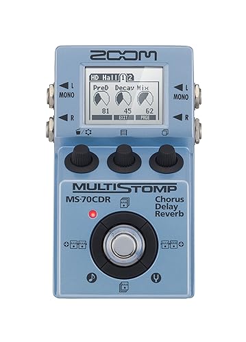 Zoom ZMS70CDR MS-70CDR MultiStomp Chorus/Delay/Reverb Pedal