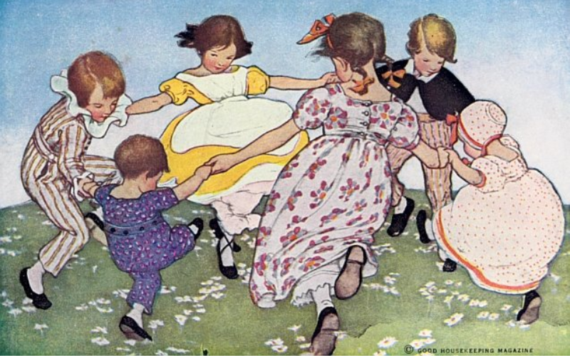 Meaning of “Ring Around the Rosie” Song Lyrics