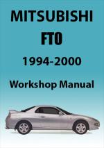 Mitsubishi FTO Workshop Manual